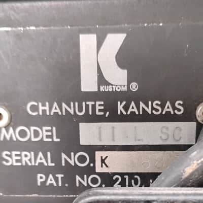 Vintage Kustom 1970s Kustom II Lead guitar cmbo amplifier model II L SC image 6