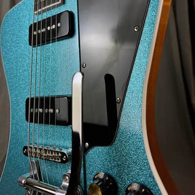 2023 Kauer Banshee Baritone Sky Blue Flake w/ Bigsby image 24