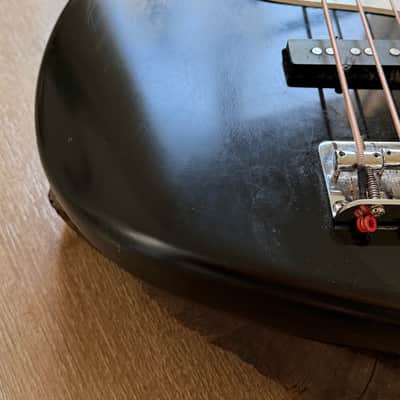 Squier Loaded Jazz bass body 2008 - Black light relic image 3
