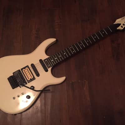 Carvin DC135 w/ Carvin/Kahler Floyd Rose + More! 1993 Antique White Kiesel image 1