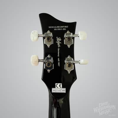 Hofner Ignition PRO Violin Bass, Trans Black, Teacup knobs image 8