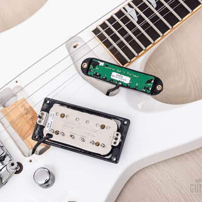 1989 ESP Custom Shop Horizon Custom Vintage Neck Through Guitar White, Near-Mint w/ Floyd Rose, Seymour Duncan image 18