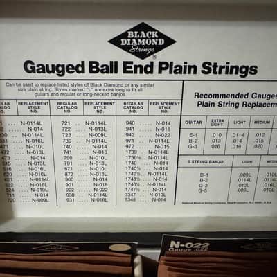 Black Diamknd String Gauge Box 70's? Vintage image 9