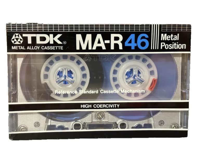 TDK MA-R 46 Rare Vintage Cassette Blank Reference Metal Retro Japan NOS image 1