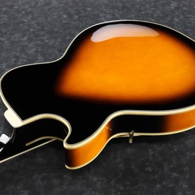 Ibanez GB10SE-BS George Benson Signature Hollow Body Guitar 6-String - Brown Sunburst + Case MGB100C image 2