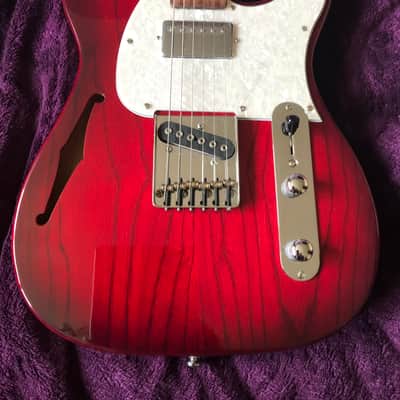 G&L Tribute ASAT Classic Bluesboy Semi-Hollow - Red Burst image 2