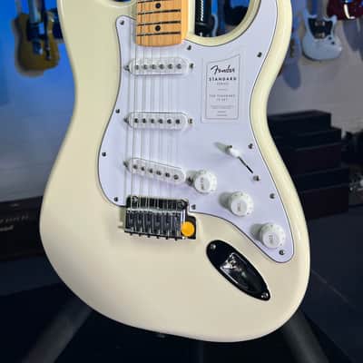 Fender Standard Stratocaster Electric Guitar - Olympic White Auth Deal Free Ship! 453 GET PLEK’D FREE! image 3