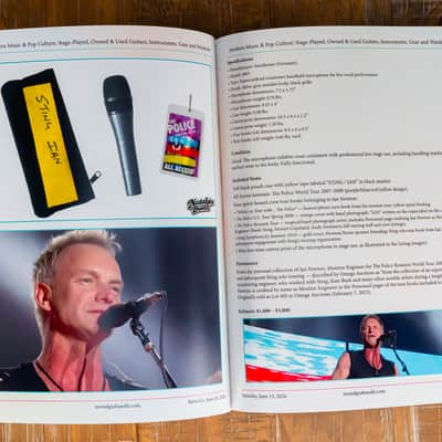 Nostalgia Bandit Auction Catalog: Featuring Stage-Used Music Memorabilia (NEW) image 7