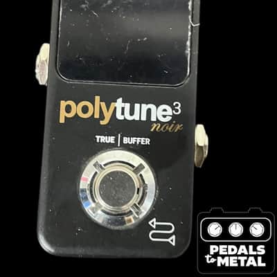 TC Electronic Polytune 3 Noir Mini Polyphonic Tuning Pedal 2019 - Present - Black X7987 image 2