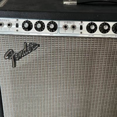 Fender Pro Reverb 2-Channel 45-Watt 2x12" Guitar Combo 1970 - 1976 - Silverface image 3