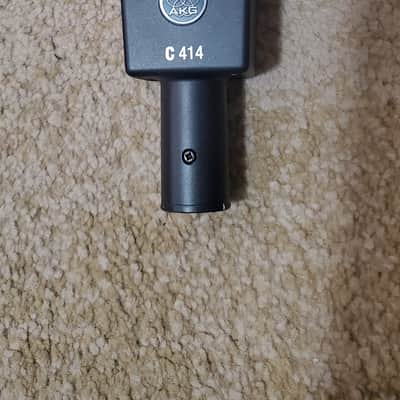AKG C414 XLS Large Diaphragm Multipattern Condenser Microphone 2010s - Black image 1