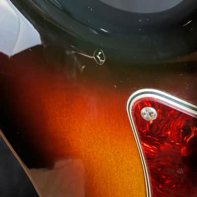 Fender Deluxe Roadhouse Stratocaster Electric Guitar Brown Sunburst w/ Gig Bag image 9