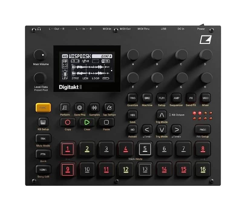 Elektron Digitakt II 2024 - Present - Black image 1