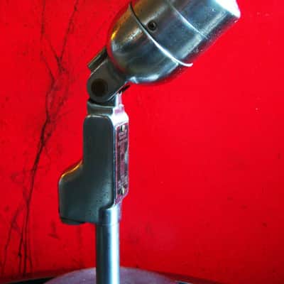Vintage RARE 1940's Pierce 85 model / Electro-Voice 630 Dynamic Microphone w period E.V stand image 4