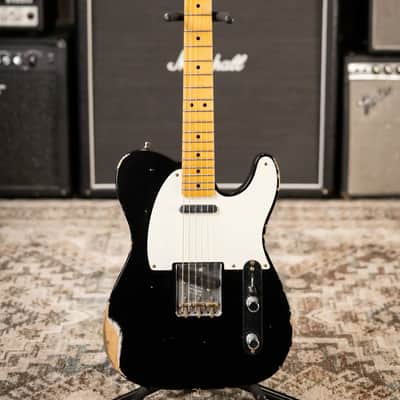 Fender Custom Shop 2021 Winter Event LTD '51 Telecaster Relic, Aged Black with Hardshell Case - Used image 3