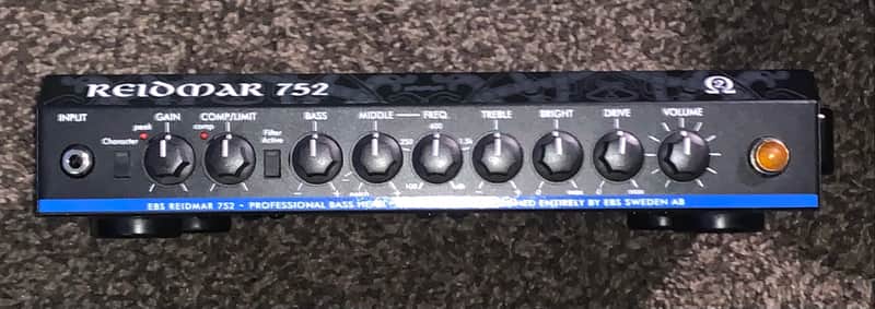 EBS Reidmar 752 750-Watt Bass Amp Head 2023 - Present - Black image 1