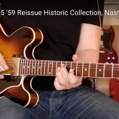 Gibson ES-335 '59 Reissue Historic Collection 2011 - Vintage Burst image 1