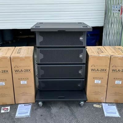 (4) Wharfedale Pro WLA-28x 2x8" Passive Line Array Speaker #7016 (THS) image 3
