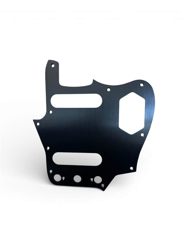 New Fender Jaguar Electric Guitar Brushed Anodized Aluminum Pickguard Scratch Plate Pick Guard Jaguar image 1