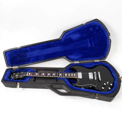 1985 Gibson SG Standard Left Handed - Black Finish - Original Case Lefty SG image 14