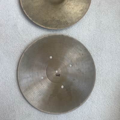 Zildjian Hollow Logo 15” Quick Beat Hi Hat Cymbals - 1467 1608 Grams 70s - Cu image 3