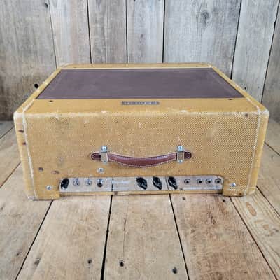 Fender Pro Amp 5D5 Tweed 1954 12AX7 Preamp vs Earlier Octal Preamp - Tweed image 14