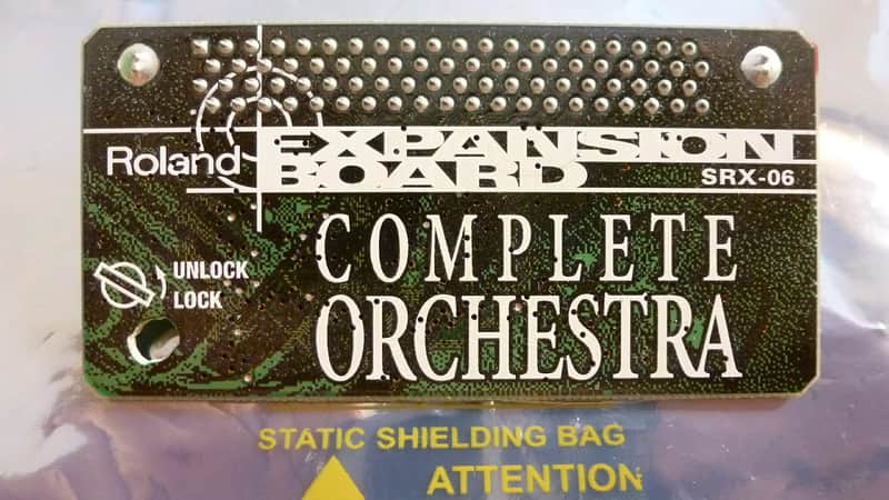 Mint & Tested Working Roland SRX-06 Complete Orchestra SRX-6 Orchestral Symphonic Expansion Board Sound ROM Card SRX06 SRX6 for XV Keyboards / Synths & Fantom S / X / XR (X Rack) Synth Synthesizer. Minty Condition. SAFE Shipping! image 1