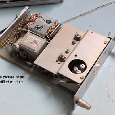 With audio demo: 1960s Siemens V274 mic preamp: 18 .. 46dB gain - recapped, full plug & play! image 6