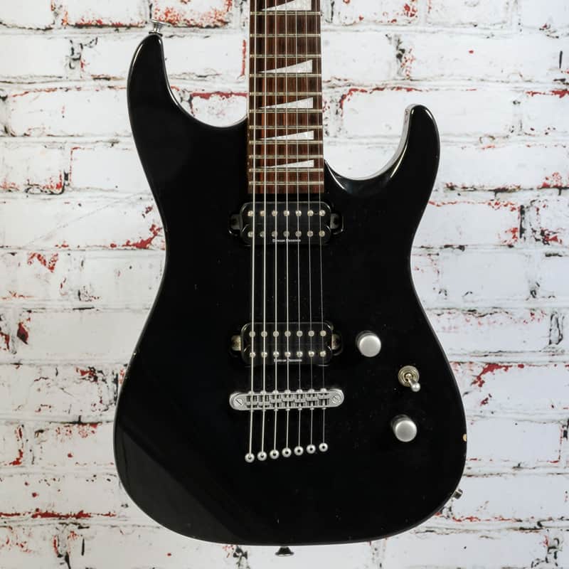 Jackson DR7 - 7 String - MIJ - Black - x1277 (USED) | Reverb