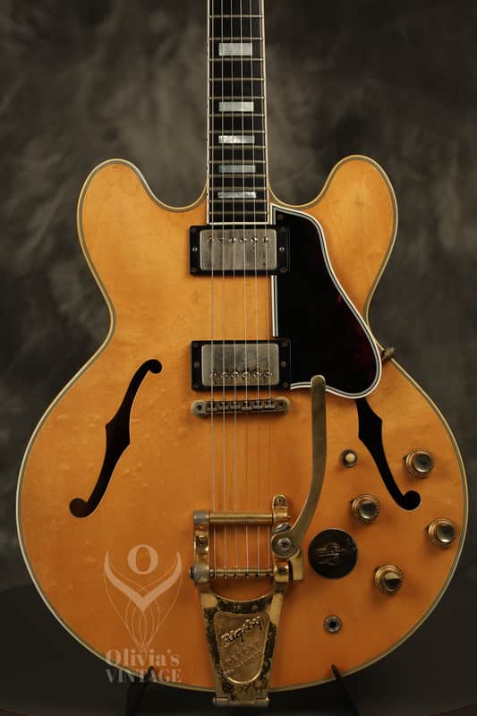 RARE original 1961 Gibson ES-355 TDN Natural/BLONDE image 1