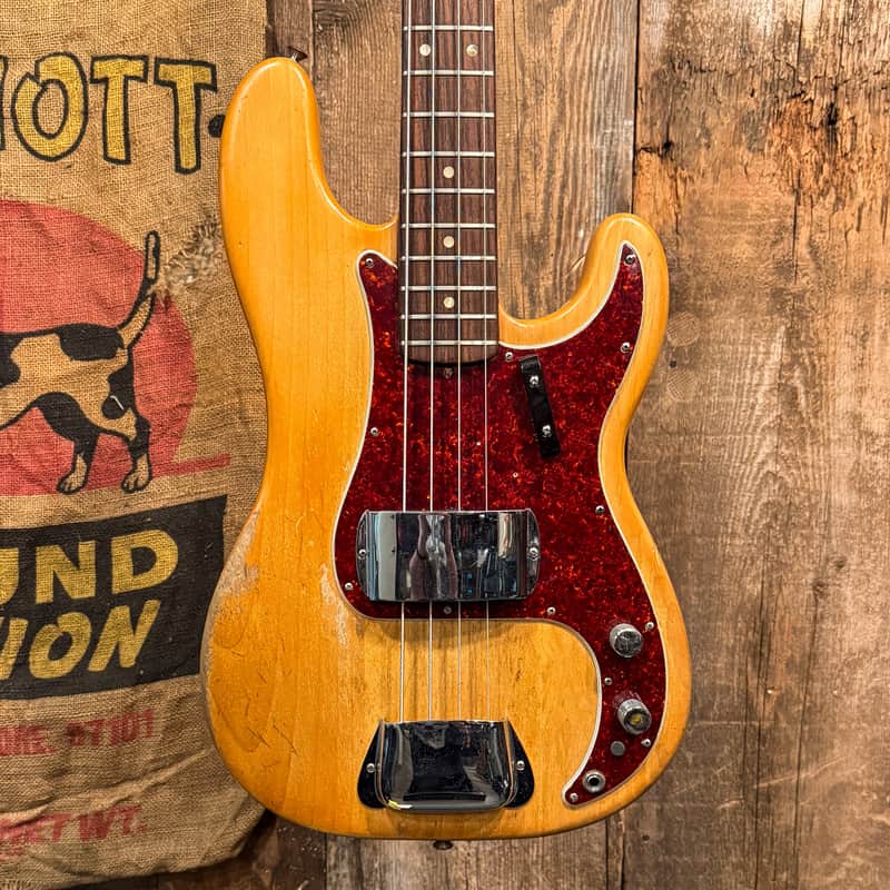 Fender Precision Bass 1968 - stripped finish image 1