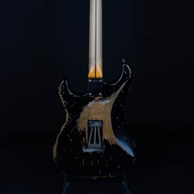 Fender Jason Smith Masterbuilt 1956 Stratocaster Ultimate Retro Floyd 2012 - Black image 6