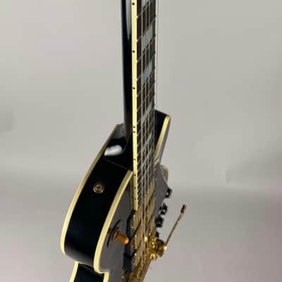 Gibson Les Paul Custom 57 re-issue - Black Triple Pickup with Bigsby, Cert, Original case and case candy. image 10