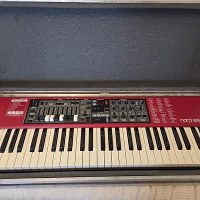 Nord Electro 4D SW61 Semi-Weighted 61-Key Digital Piano - Red with hard case image 2