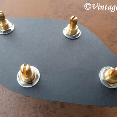 Wiring Kit Mallory MUSTARD .022uF Caps CTS 550k SHORT shaft pots fit Gibson Les Paul Std Historic image 3