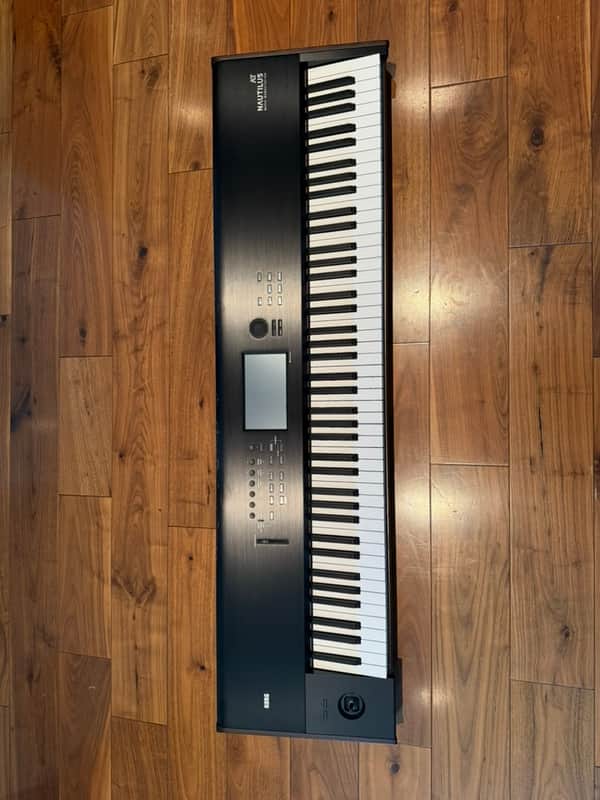 Korg Nautilus AT 88-Key Workstation Keyboard with Aftertouch 2024 - Present - Black image 1