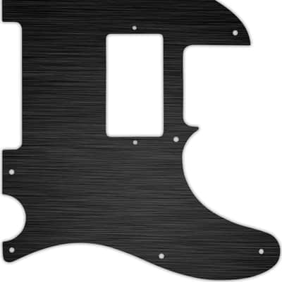 WD Custom Pickguard For Fender Telecaster With Humbucker #27T Simulated Black Anodized Thin