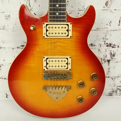 1981 Ibanez Artist Series AR-100 Cherry Sunburst Electric Guitar Made in Japan image 2