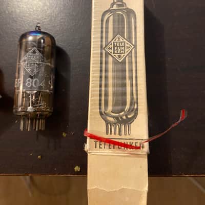 PAIR TELEFUNKEN ◇ EF804S NOS VACUUM TUBES image 12