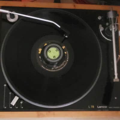 Lenco L78 Vintage Turntable w/ REGA mini Fono A2D preamp image 3