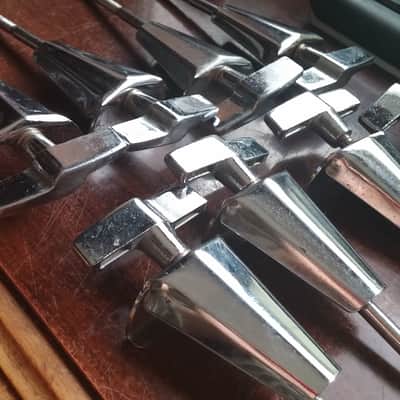 Tama Vintage TRAK Drums SET OF 8 Bass Drum T Rods & Claws Tama Made Japan RARE PARTS 80s image 2