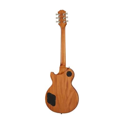 Epiphone Les Paul Modern Figured Electric Guitar, Orange Magma Fade image 2