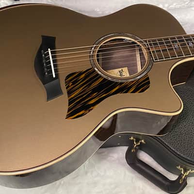 NEW! Taylor Next Generation 814ce Special Edition Acoustic-electric Guitar - Casablanca Beige Metallic - 4.6lbs - Authorized Dealer - G07756 image 3