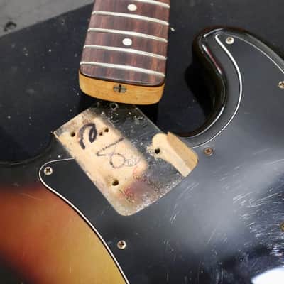 Fender 1974 Precision Bass Guitar, Sunburst with G&G Hard Case image 9