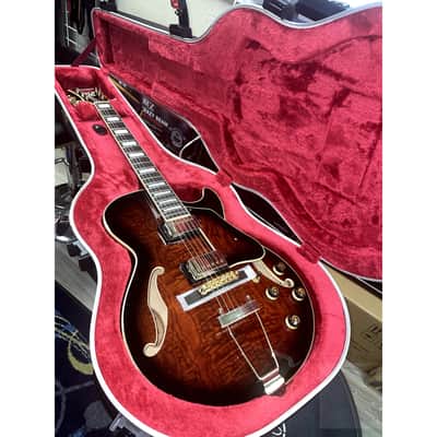 Ibanez AG95QA-DBS Artcore Expressionist Present - Dark Brown Sunburst image 18