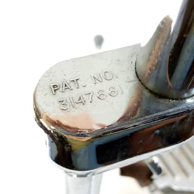 Slingerland#804 3-Leg 70s Direct-Pull Flush-Base Hi-Hats Cymbals Flat Stand image 5