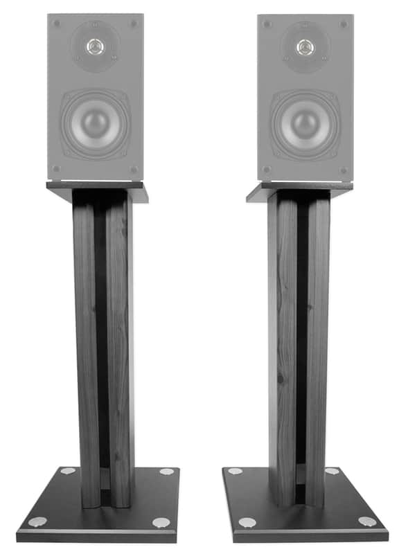 Pair 26" Bookshelf Speaker Stands For Dayton Audio B452 4.5" Bookshelf Speakers image 1