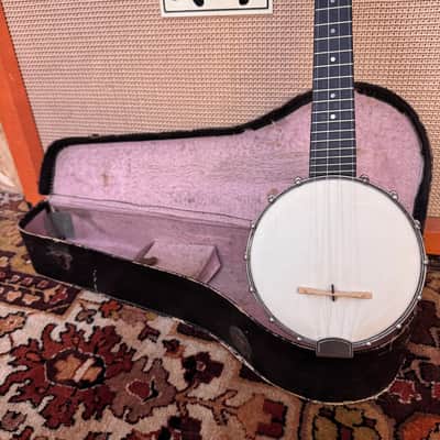 Vintage Antique 1920s Gibson 'The Gibson' UB Series Banjo Ukulele Banjolele OHSC image 2