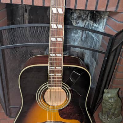 Epiphone Hummingbird Artist 2013 - 2020 - Vintage Sunburst image 3