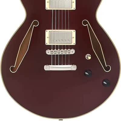 D'Angelico Excel SS Tour Semi-hollowbody Electric Guitar - Solid Wine image 1